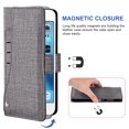 thumbnail image 4 of Wallet Case for iPhone 7 Plus 8 Plus, Blocking Card Slot Stand Shockproof TPU Interior Case PU Leather Magnetic Protect Flip Cover Compatible with iPhone 7 Plus 8 Plus, Blue, 4 of 5