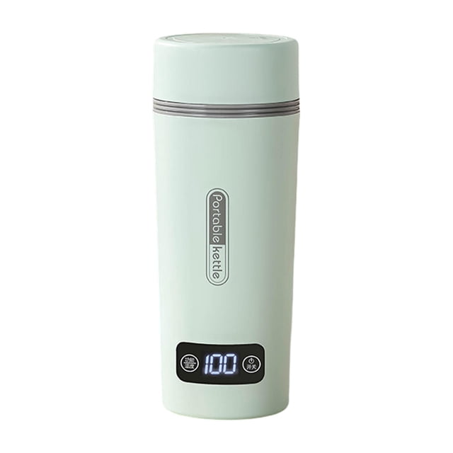 350ml Portable Kettle Hot Water Kettle, Insulated Smart Teapot, Multipurpose green