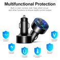 thumbnail image 2 of Super Fast 33W Pd Qc3.0 Type-C Car Charger Universal Socket Adapter 6 Charger, 2 of 9