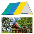 thumbnail image 1 of tredstone Waterproof Swing Set Replacement Tarp Roof Tent Sunshade Green Yellow Blue, 1 of 8