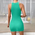 thumbnail image 4 of Gspmoly Robes d'Été pour Femmes, Mode Femmes Aguichant Été Décontracté Uni Camis Sans Manches Gilet Robe Mini Robes d'Été pour Femmes Économies, 4 of 4