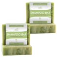thumbnail image 1 of Barre de Shampoing Naturel au Basilic et Lime - Lot de 2, 1 of 8