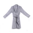 thumbnail image 1 of Faithtur Men Shawl Bathrobe Robe Coat Long Gown Padded Plus Velvet Nightwear, 1 of 4