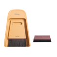 thumbnail image 1 of keepw Mini Broom Dustpan Set Desktop Broom Dust Pan Tiny Dustpan Brush Set For Cleaning Table Countertop Keyboard Yellow, 1 of 7