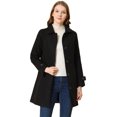 thumbnail image 1 of INSPIRE CHIC Manteaux Caban Trench d'Hiver pour Femmes à Col Peter Pan, 1 of 6