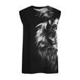 thumbnail image 4 of EGNMCR Débardeurs Homme Nouvelle Mode Décontractée Débardeur Sans Manches pour Homme Col Rond Imprimé Hawaïen Sport Col Rond, 4 of 5