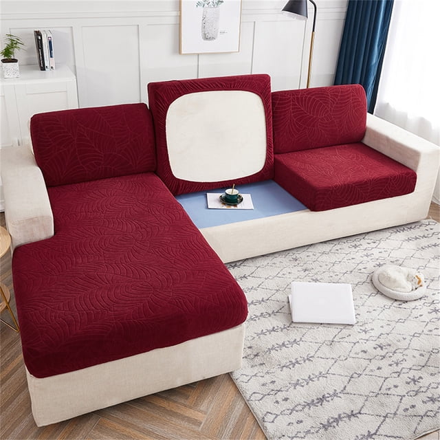 RYRDWP Housse de Coussin de Siège de Sofa Ajustée Protection Fibre Peluche Salon