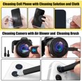 thumbnail image 3 of Djiypn Keyboard Cleaner Kit, Electronics Cleaning Kit with Retractable Big Brush, Portable 20-IN-1 Multi-Tools Kit for Phones, Tablet, Computer, PC, TV Camera Lens with 10ml Mist Spray (Black), 3 of 9