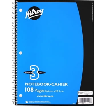 Cahier Hilroy 3 sujets 108 pages