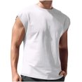 thumbnail image 1 of Workout Tank Tops for Men Athletic Gym Running Cap Sleeve Muscle Tees Fitness Bodybuilding Sleeveless Shirts, 1 of 3