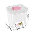 thumbnail image 2 of Storage Containers with Lids Sealed Cans for Grains and Miscellaneous Grains Food Grade Plastic Preservation Storage Tanks Transparent and Stackable Kitchen Dry Goods Preservation Boxes, 2 of 2