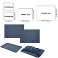 thumbnail image 2 of TACILIP 4 Piece Fitted Sheet Set Bed Sheet Home Textile Solid Color Imitation Satin Fitted Sheet and Pillowcase Set Bedding, Gifts for Mom, 2 of 6