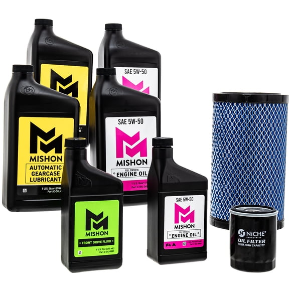 Mishon Full Service Oil Change Kit for Polaris Ranger XP 1000 DOHC UTV 2021-2023 MK1012899