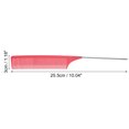 thumbnail image 3 of Unique Bargains Wide Tooth Hair Brush Tail Comb for Home Use Styling Comb Plastic Pink, 3 of 6
