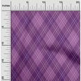 thumbnail image 2 of oneOone Cotton Jersey Purple Fabric Check Fabric For Sewing Printed Craft Fabric By The Yard 58 Inch Wide, 2 of 5