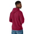 thumbnail image 2 of Hanes Mens EcoSmart Fleece Hoodie, L, Cardinal, 2 of 7