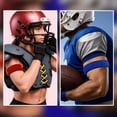 thumbnail image 2 of TOPTIE Lot de 12 Bracelets Biceps, Brassards Rouges Anti-Transpiration pour Hommes Femmes Football Baseball Joueur de Sport, 2 of 7