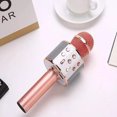 thumbnail image 4 of Mistaha ws858 Karaoke Player Wireless Bluetooth Condenser Microphone Speaker Recording Singing Live Microphone 1200mAh Rechargeable, 4 of 8