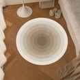 thumbnail image 4 of LSLJS Tapis Rond Salon Crème Vent Canapé Table Basse Chambre Chevet Bureau Coussin de Sol Insonorisant, Tapis Imitation Laine, 4 of 6