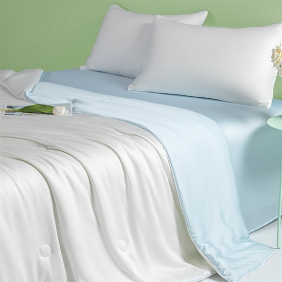 Couvertures Rafraîchissantes d'Été, Couette Lisse pour Air Climatisé, Courtepointe Légère contre le Froid, Format Simple Très Grand LUHAN