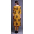 thumbnail image 3 of Bimba Kurtis Droits pour Femmes Longue Robe Kurti Imprimée Haut Indien à Manches 3/4, 3 of 6