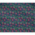 thumbnail image 4 of oneOone Cotton Flex Fabric Leaves & Floral Block Printed Fabric 1 Yard 40 Inch Wide, 4 of 4