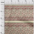 thumbnail image 1 of oneOone Georgette Viscose Fabric Leaves & Floral Block Decor Fabric Printed BTY 42 Inch Wide, 1 of 4