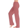 thumbnail image 2 of FAIWAD Pantalon de Pyjama Femme Décontracté Confortable Ample Pantalon de Maison Extensible à Cordon Bas de Pyjama Pantalon Tenue d'Intérieur, 2 of 5