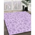 thumbnail image 3 of Ahgly Tapis Rectangulaire Lavable en Machine Intérieur Transitionnel Heliotrope Violet, 5 Pieds x 8 Pieds, 3 of 7
