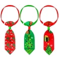 thumbnail image 4 of TIELUTT Christmas Pet Collars Cats and Dogs Accessories Adjustable Cartoon Snowflake Snowman Pattern Festive Pet Jewelry Necklace with Name Choker Chain Pull Stop Leash Train Stop Pet Supplies, 4 of 4