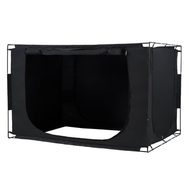 VEVOR Tente de Lit à 3 Portes Tente Respirante Occultation 70 % avec Mâtx en Fibre de 0,43 Po