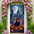 thumbnail image 4 of Spooky Gothic Pumpkin Banner Haunted Halloween Ghost for Holiday Decoration Party Decor Indoor Event, 4 of 5