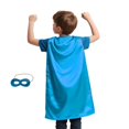 thumbnail image 1 of TOPTIE Satin Superhero Costume Capes & Mask Set for Holiday Festivals, 1 of 8