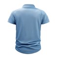 thumbnail image 4 of LSLJS Mens Mode Casual Shorts Stand Up Collar à Fermeture Éclair Col Rond, Vêtements d'Été Mens Shirts, 4 of 4