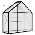 thumbnail image 5 of vidaXL Serre Anthracite Aluminium 1.33 M2, 5 of 5