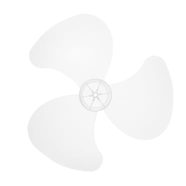 SHISUYAN White Plastic Fan Blades for Electric Fan Replacement 14 inch or 16 inch Easy to Install and Clean
