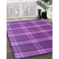 thumbnail image 3 of Ahgly Tapis d'Intérieur Lavable en Machine Carré Transitionnel Heliotrope Violet, 8 Pieds Carré, 3 of 7