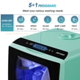 thumbnail image 4 of AIRMSEN Lave-vaisselle de Comptoir Portable avec Réservoir d'Eau Intégré de 5 Litres et Fonction de Séchage à l'Air, 5 Programmes de Lavage, AE-TDQR03, 4 of 10