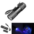 thumbnail image 4 of TIELUTT Détection de Lumière Noire 9 LED Mini Lampe de Poche Violette Lampe Torche Lampe Phares pour Adultes Lumière de Randonnée Pince Lumière de Tête de Espadrilles Chapeau Rigide Lumière Rechargeable Lumière de Course de Nuit, 4 of 8