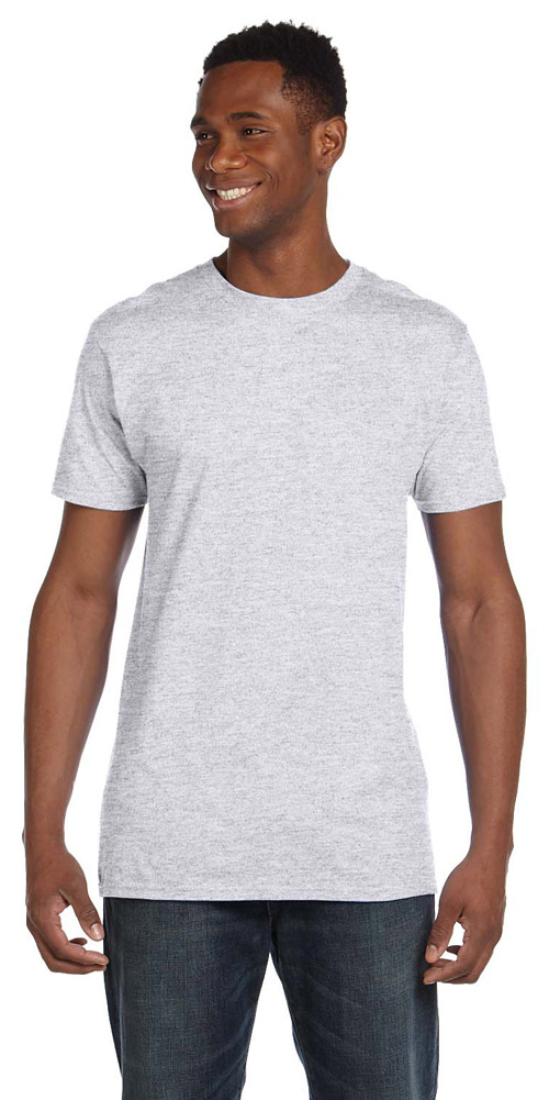 Hanes 4980 Nano Cotton T-Shirt - Ash - Medium