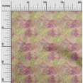 thumbnail image 2 of oneOone Georgette Viscose Brun Pâle Tissu Feuilles d'Automne Matière pour Robe Tissu Imprimé Tissu au Mètre 42 Pouces de Large, 2 of 4