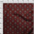 thumbnail image 2 of oneOone Cotton Flex Fabric Leaves Block Print Sewing Fabric BTY 40 Inch Wide, 2 of 4