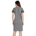 thumbnail image 3 of Inkmeso Educated Motivated Vaccinated T-Shirt Funny Pro Vaccine Boat Neck Dress, 3 of 8