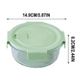 thumbnail image 3 of Birdeem Premium Glass Bento Box, Microwave Safe Lunch Container for Students and Office, Reusable Meal Prep Box with Secure Lid, Dishwasher Safe and Easy to Clean, 3 of 9