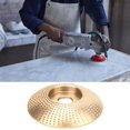 thumbnail image 2 of Ccdes Angle Grinder Accessory,Golden Angle Grinder Shaping Disc Grinding Wheel 85MM Woodworking Tool Accessories,Grinding Wheel, 2 of 8