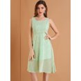 thumbnail image 2 of INSPIRE CHIC Robe Midi Sans Manches Vintage à Imprimé Cerise pour Femmes, 2 of 6
