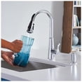 thumbnail image 2 of Hadley Single Handle Pull-Down Kitchen Faucet - with Soap Dispenser, Chrome, 2 of 2