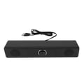 thumbnail image 2 of Wired Desktop Soundbar, Volume Knob HiFi USB Computer Speakers  for Tablet, 2 of 7