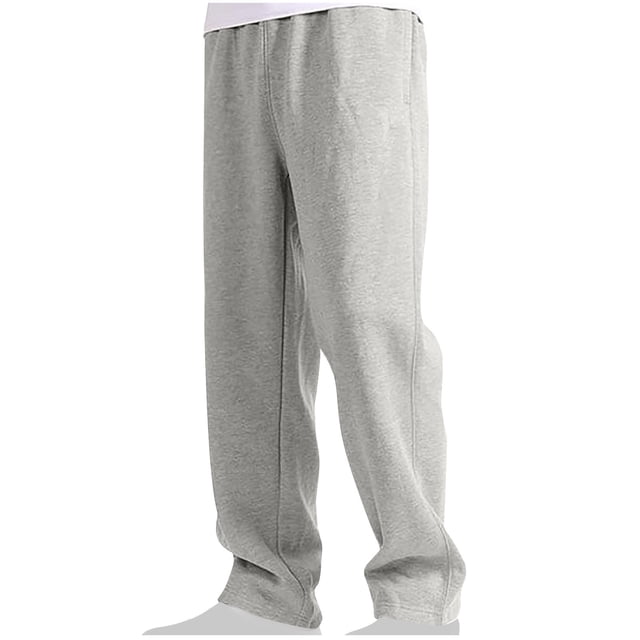 FAIWAD Men's Baggy Sweatpants Elastic Waist Straight Leg Lightweight Sweat Pants Lounge Pants with Pockets