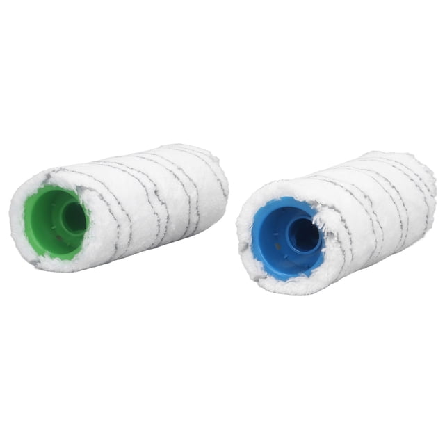 Hard Floor Cleaner Roller, Washable Microfiber Replacement Brush Roller Efficient For Karcher FC3 FC3D FC5 FC5D FC7 Gray